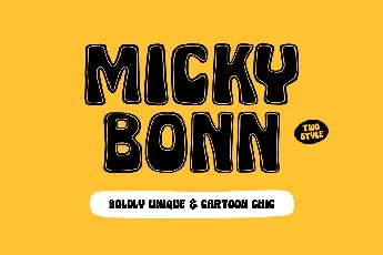 Micky Bonn font