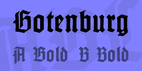 Gotenburg font