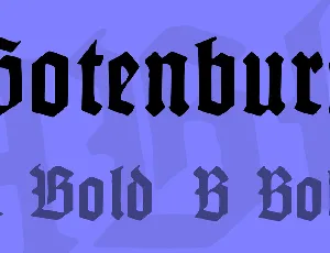 Gotenburg font