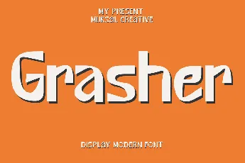 Grasher font