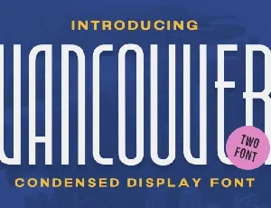 Vancouver font