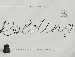 Rolsting font