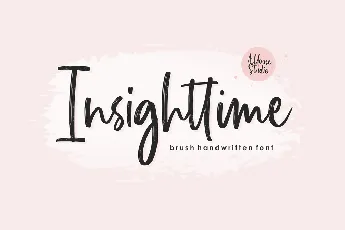 Insighttime font