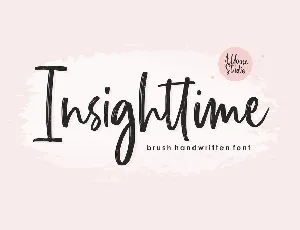 Insighttime font