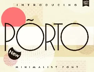 Porto Display font