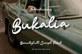 Bukalia Demo font