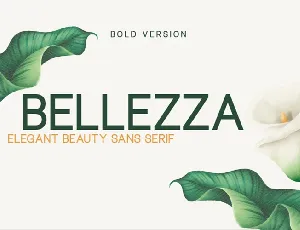 Bellezza Bold font