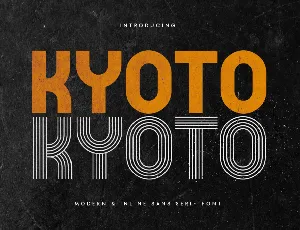 Kyoto font