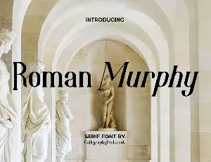 Roman Murphy Demo font