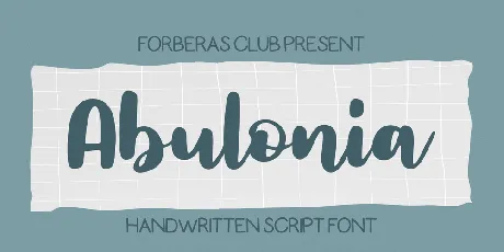 Abulonia Demo font