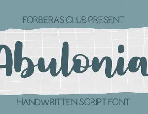 Abulonia Demo font