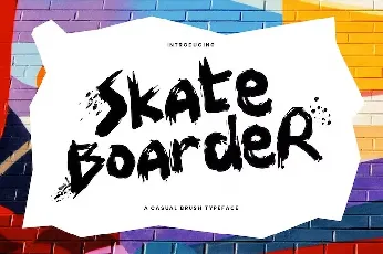 SKATEBOARDER font