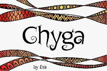 Chyga font