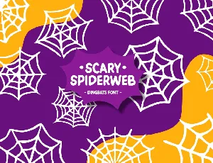Scary Spider Web font