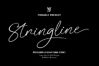 Stringline font