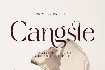 Cangste font