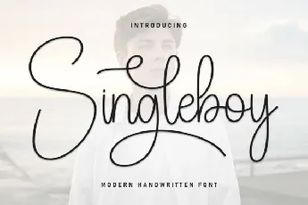 Singleboy Script font