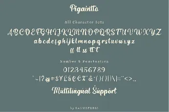 Pigainto font