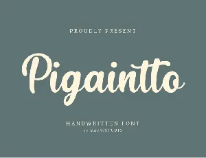 Pigainto font