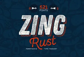 Zing Rust Family Free font