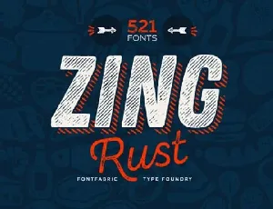 Zing Rust Family Free font