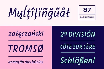 Lezerno DEMO font