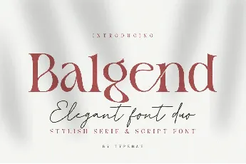 Balgen font