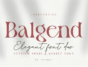 Balgen font