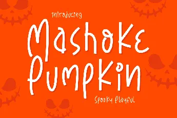 Mashoke Pumpkin font