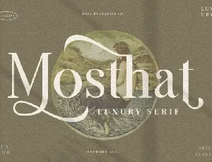 Mosthat Serif font