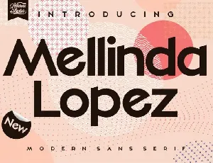 Mellinda Lopez Sans Serif font