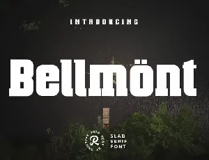 BellmÃ¶nt Display font