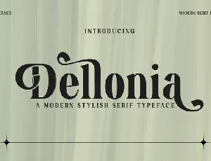 Dellonia font