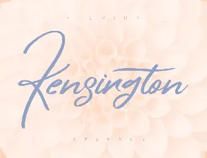 Kensington Script Free font