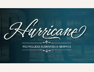 Hurricane font