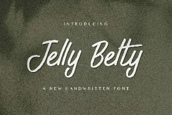 Jelly Belty! Script Handwritten font