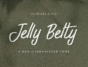 Jelly Belty! Script Handwritten font