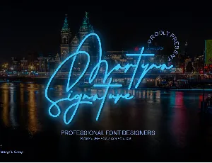 Martyna Signature font