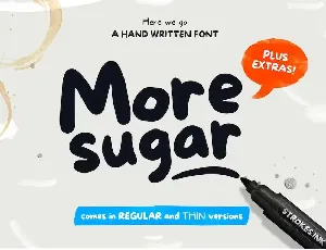 More Sugar font