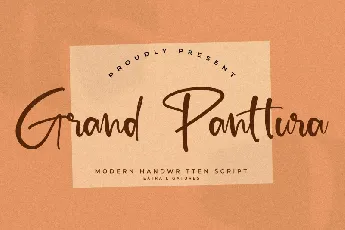 Grand Panttura font