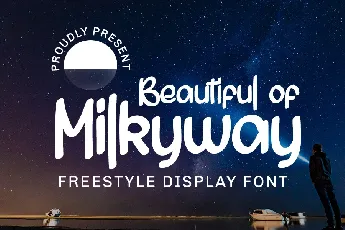 Beautiful of Milkyway font