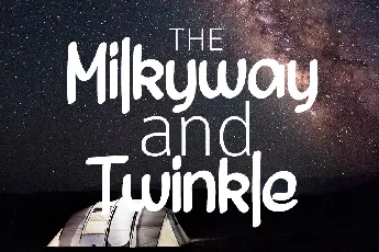 Beautiful of Milkyway font