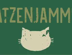 DK Katzenjammer font