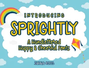 Sprightly Display font