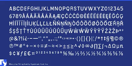 Mixolydian Titling Family font