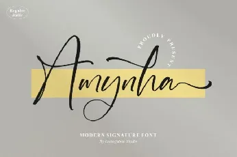 Amynha font