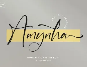 Amynha font