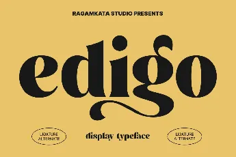 Edigo DEMO font