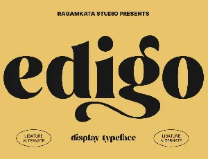 Edigo DEMO font