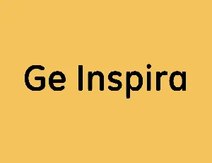 Ge Inspira Family font